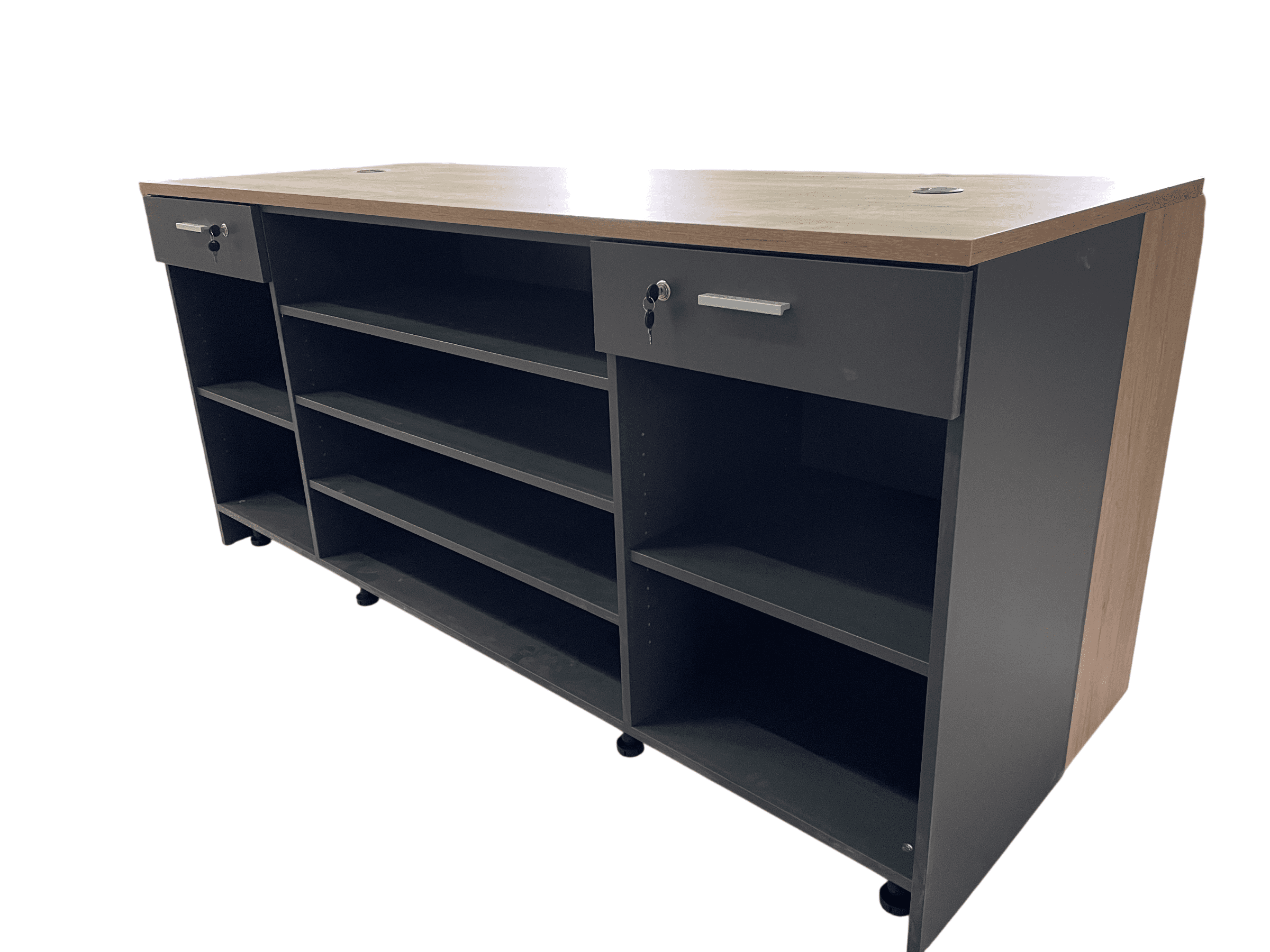 Πάγκος Προβολής Προϊόντων με Ράφια Κλίσης #0093 - Image 3